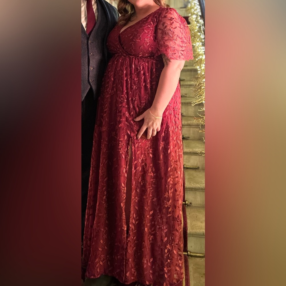 Baltic Born Mariselle Dress Crimson XXXL - Picture 3 of 3